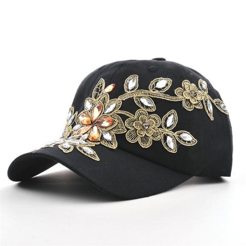 COKK topi bisbol wanita, Snapb - Embroidery Jeans Sakura ulasan dan harga