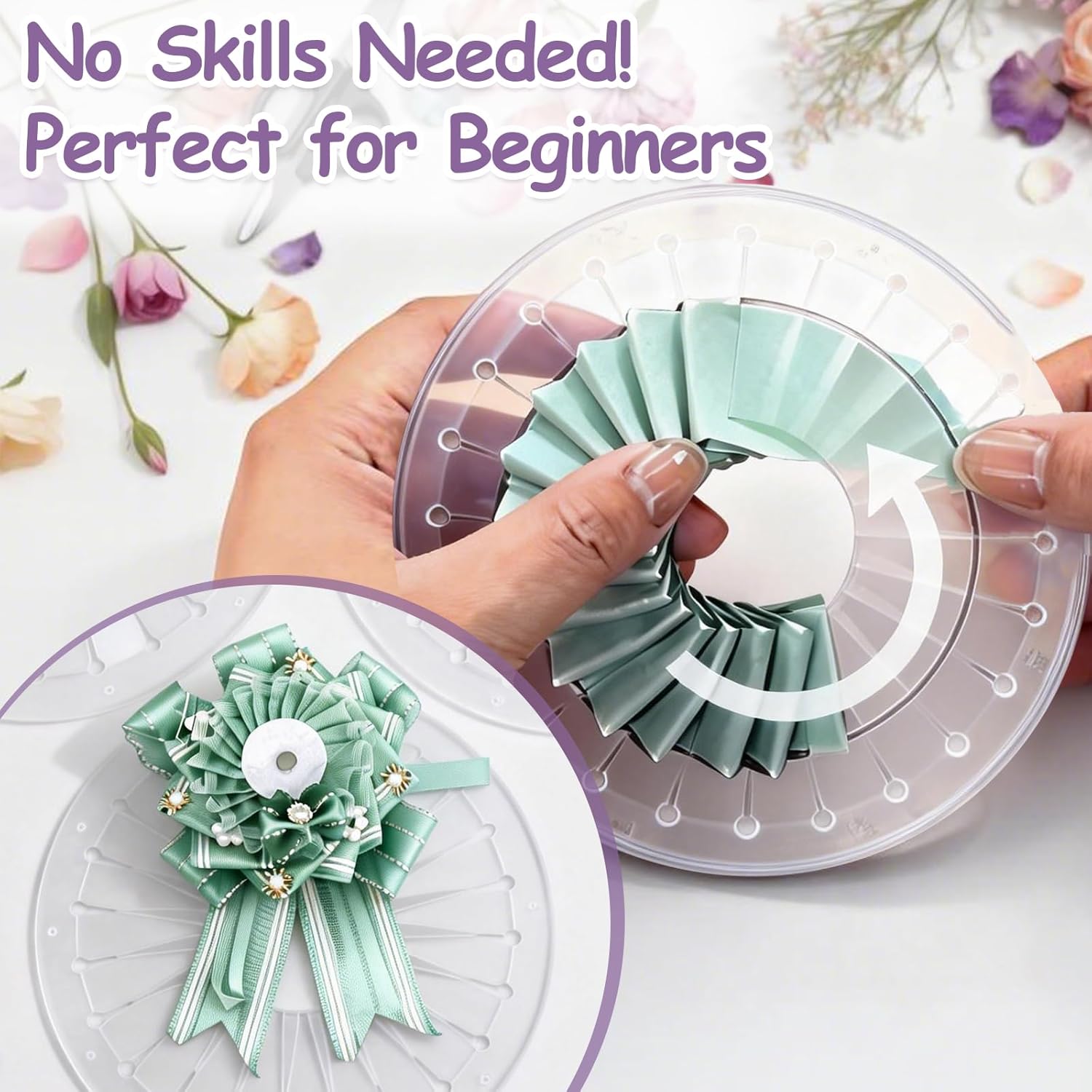 Pembuat Roset 9cm 12cm 15cm DI - Embroidery Daisy ulasan dan harga