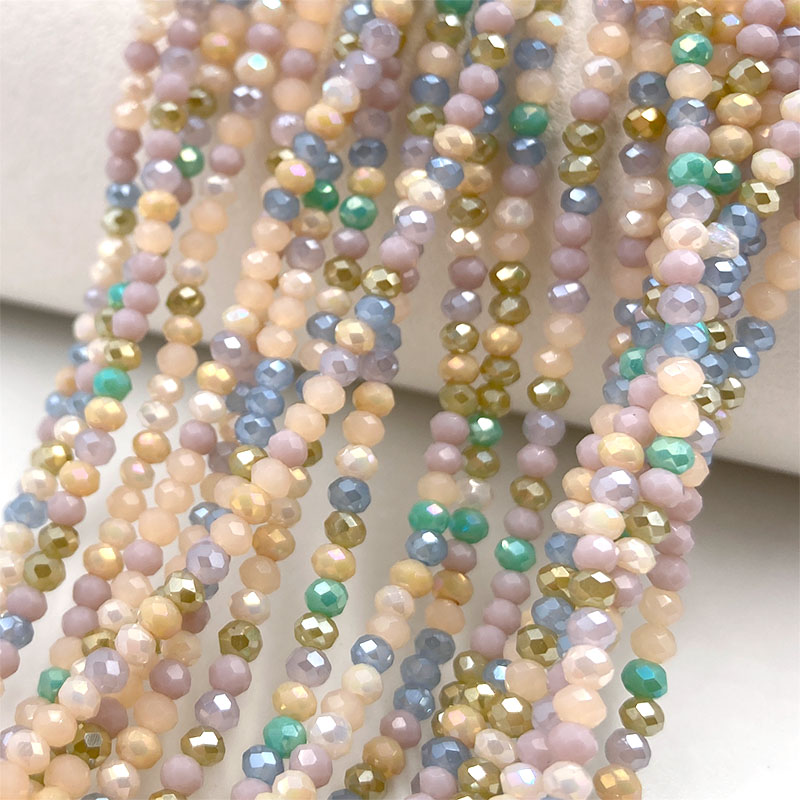Manik-manik Kristal 2mm warna  - Embroidery Glass Beads ulasan dan harga