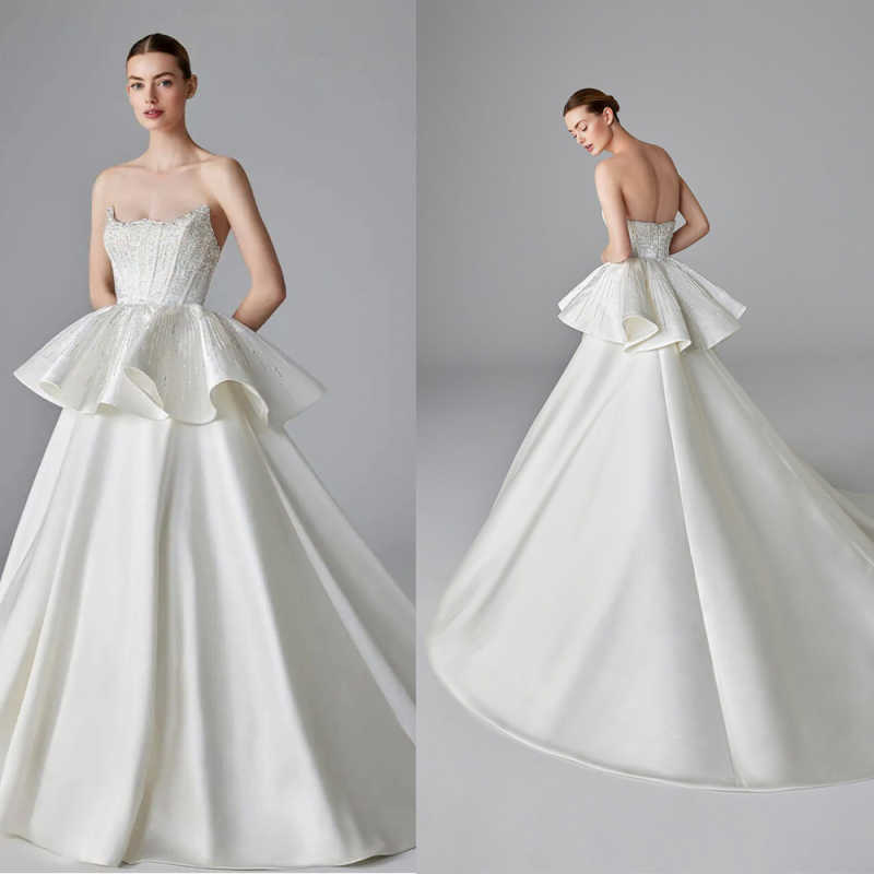 Gaun Pengantin Elegan Gaun Put - Embroidery Online Designs ulasan dan harga
