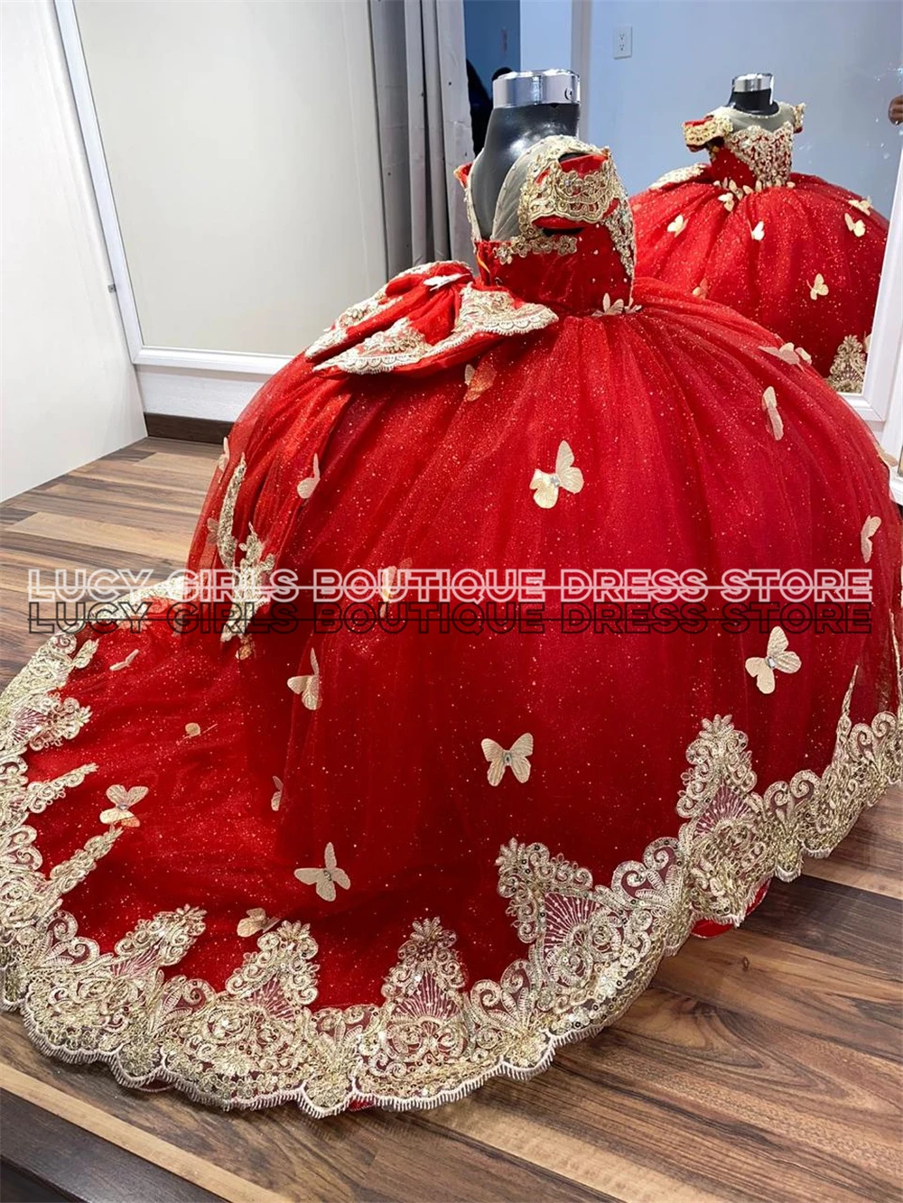 Gaun Gadis Bunga Cantik dengan - Embroidery Yellow Flower ulasan dan harga
