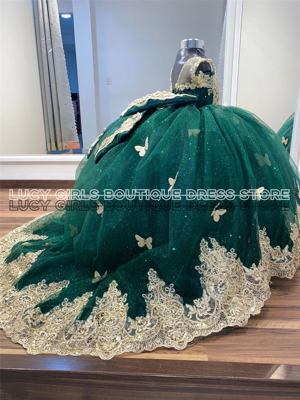Gaun Gadis Bunga Cantik dengan - Embroidery Yellow Flower ulasan dan harga