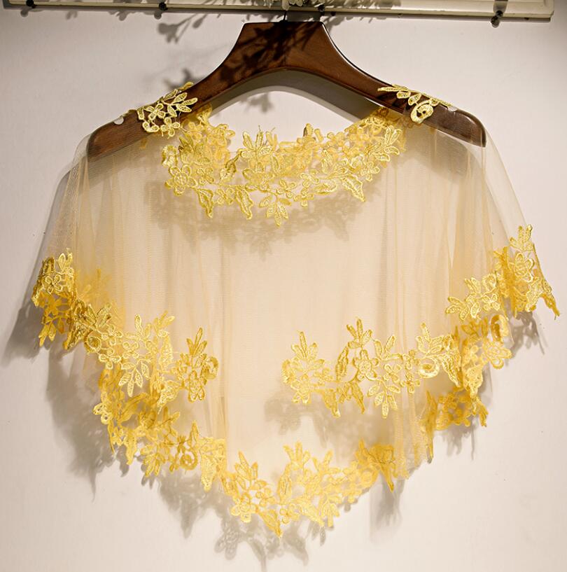 Pashmina Jaring Kuning Bordir  - Embroidery Yellow Flower ulasan dan harga