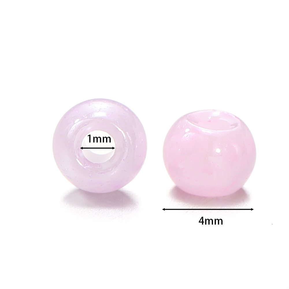 10g/Lot 4mm manik biji kaca ma - Embroidery Glass Beads ulasan dan harga