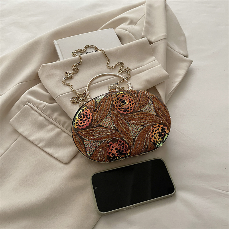 Dompet Clutch Kecil Bunga Bord - Embroidery Yellow Flower ulasan dan harga