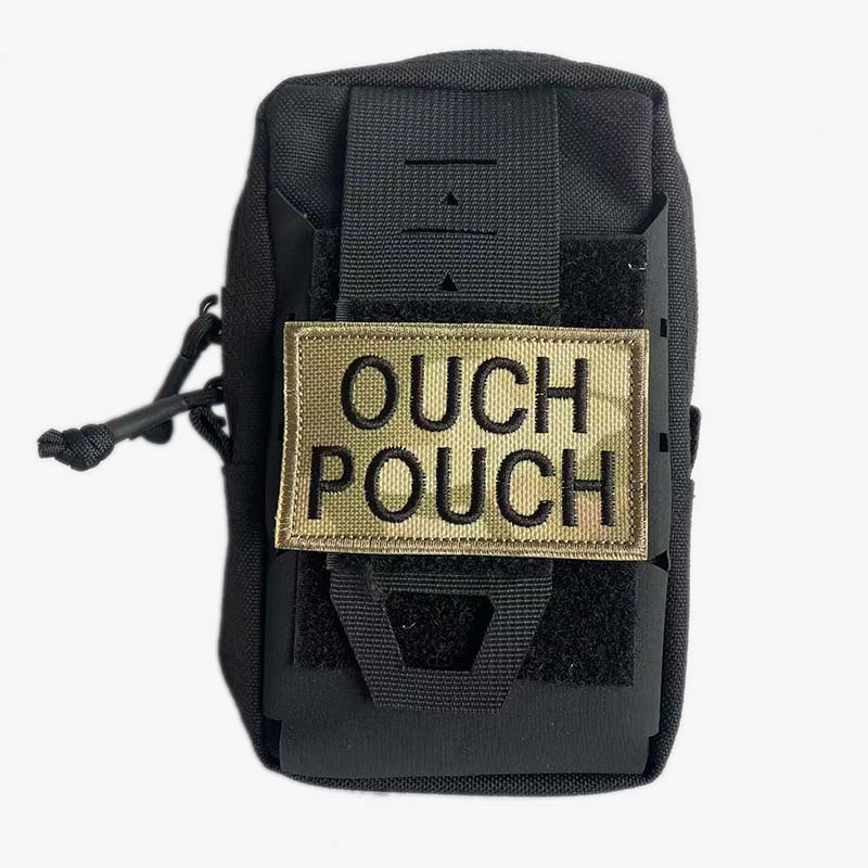 8*5CM OUCH POUCH / Patch Huruf - Embroidery Backpack Kit ulasan dan harga