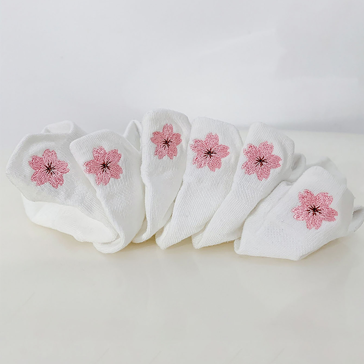 6 pasang Kaus Kaki Pergelangan - Embroidery Moisturizer ulasan dan harga