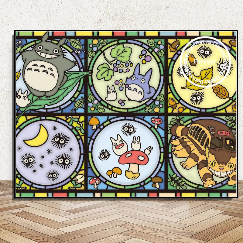 Pola Seni Anime Kucing Jepang  - Embroidery Cross Stitch Patterns ulasan dan harga
