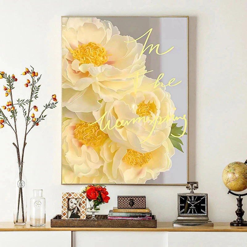 Lukisan Berlian 5D Bunga Kunin - Embroidery Yellow Flower ulasan dan harga