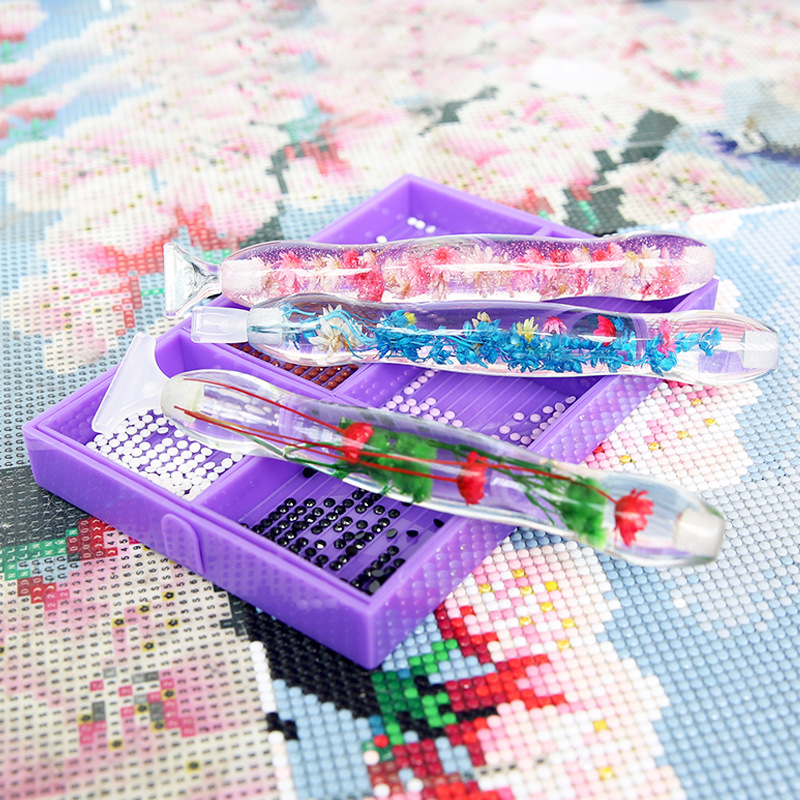 Pena bor titik Resin bunga kri - Embroidery Daisy ulasan dan harga