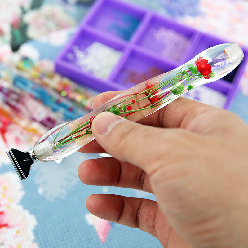 Pena bor titik Resin bunga kri - Embroidery Daisy ulasan dan harga